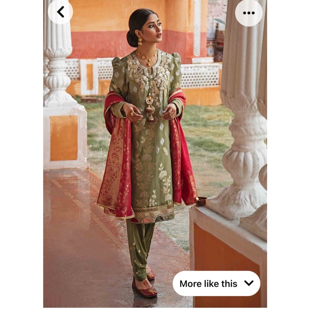 Stitched never worn cross stitch 3 piece suit